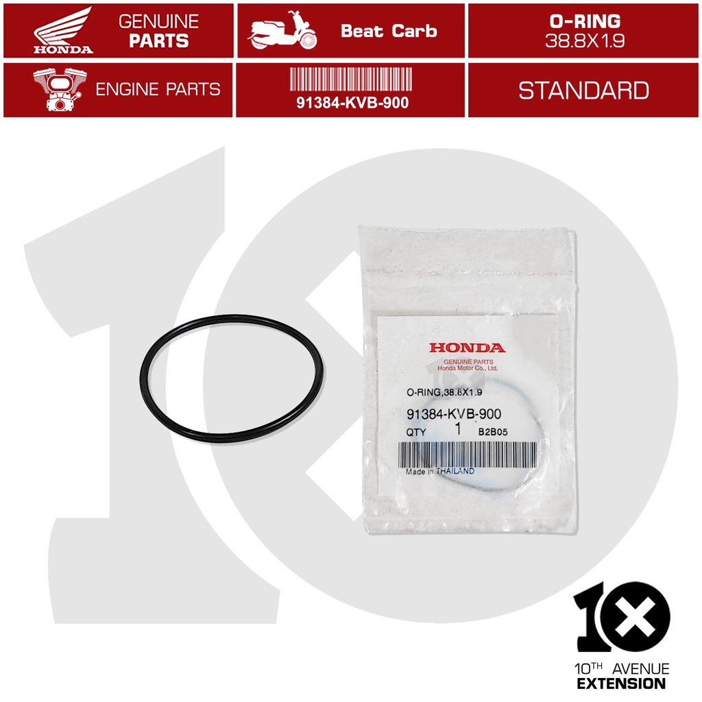 10thX Honda Genuine O-ring 38.8X1.9 Part No.91384-KVB-900 for Beat