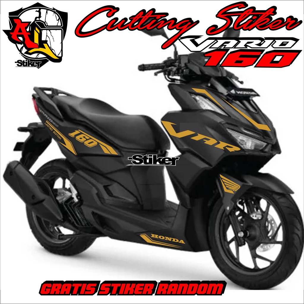Vario 160/SC.100 STRIPING/VARIO 160 CUTTING STICKER/VARIO LIS STRIPING ...