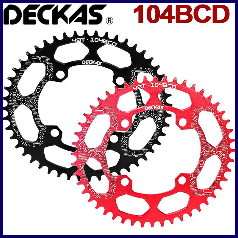 DECKAS 104BCD chainring Round/Oval 40T/42T/44T/46T/48T/50T/52T Mountain ...