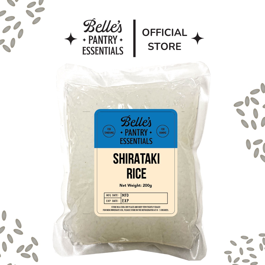 Belle's Wet Shirataki Rice (200g) Konjac / Konnyaku (1's, 3's, 5's ...