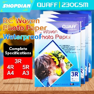 Quaff RC Woven Photo Paper 260gsm - Uniprint