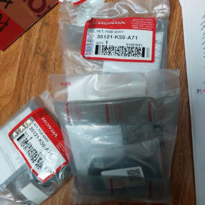 Original Click 150 remote assembly ( Genuine Honda ) | Shopee Philippines