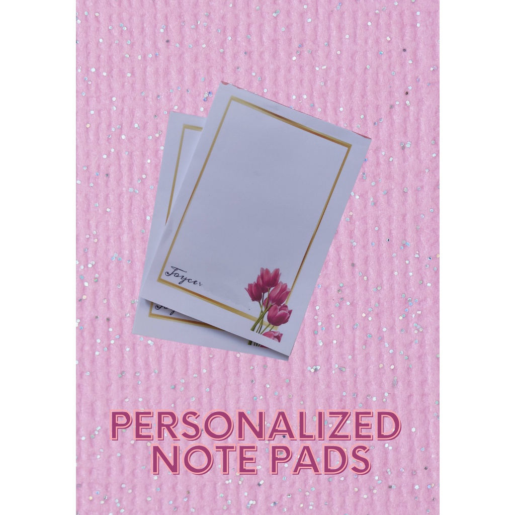 Customize Note Pads (Printing only) Shopee Philippines