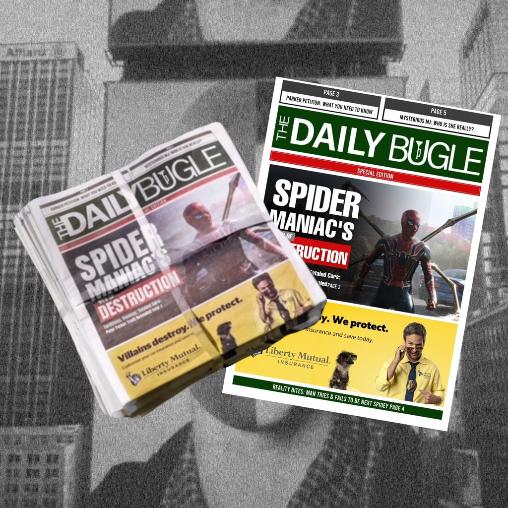 Spiderman Daily Bugle Newspaper (Fanmade Replica) | Shopee Philippines