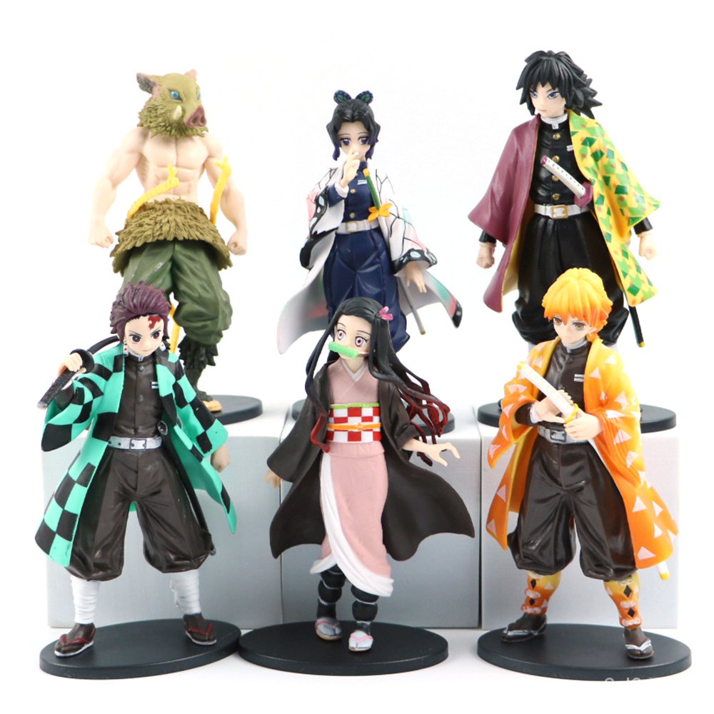 Anime 16CM Demon Slayer Kimetsu no Yaiba figure Kamado Tanjirou Action ...