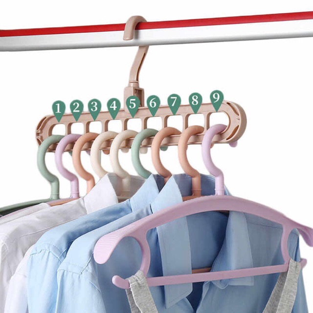 Multi-purpose hanger (9 holes) | Shopee Philippines