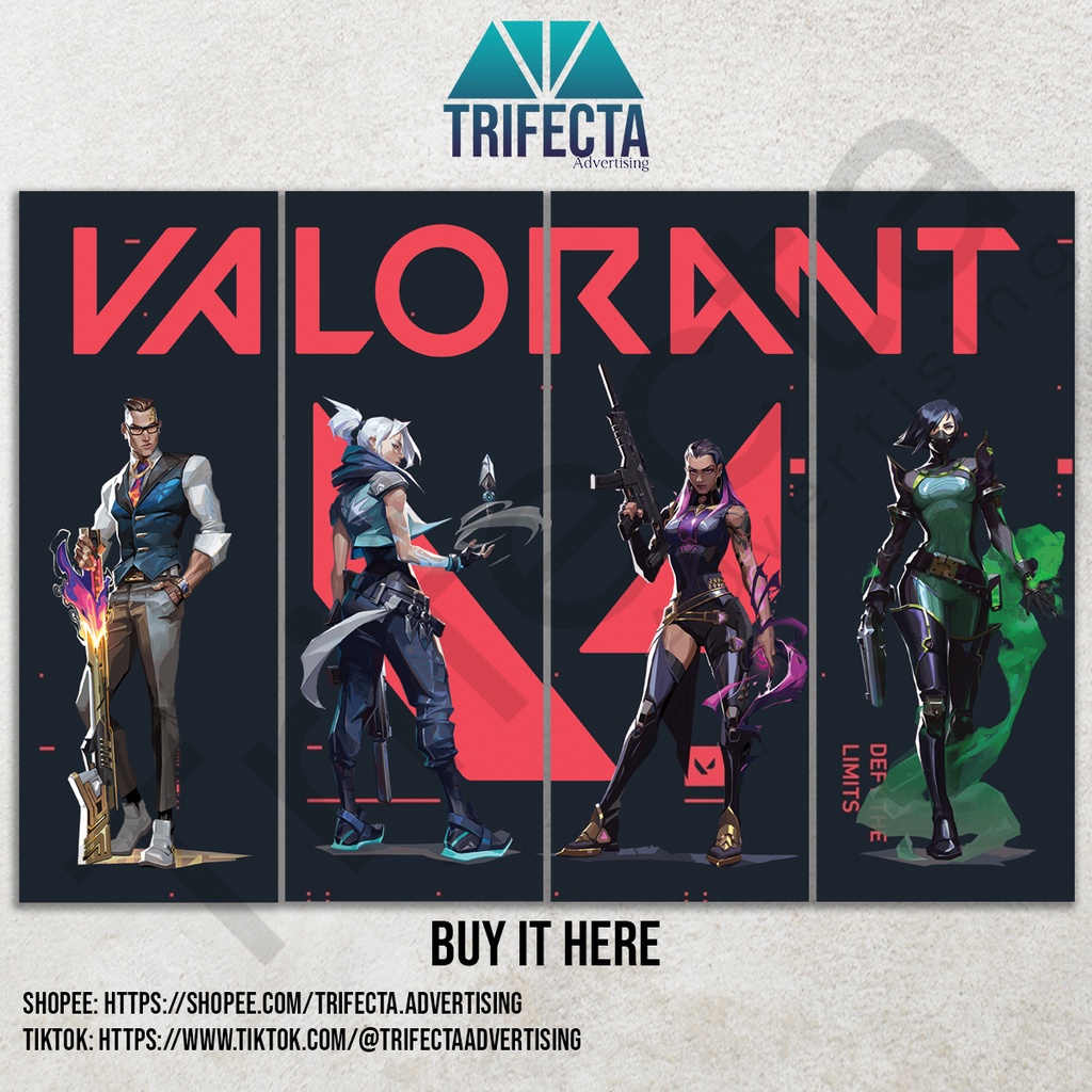 Valorant Customizable Games Photo Tiles Shopee Philippines