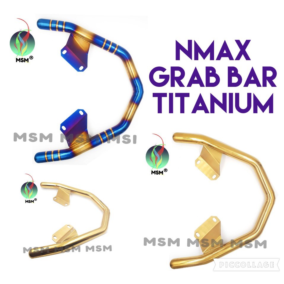 MSM NMAX GRAB BAR TITANIUM Shopee Philippines
