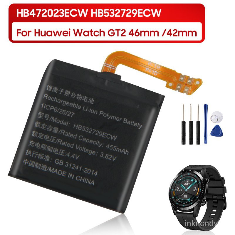 Original Replacement Battery HB532729ECW HB472023ECW For Huawei Watch GT2 GT 2 46mm 42mm Genuine Ba Shopee Philippines