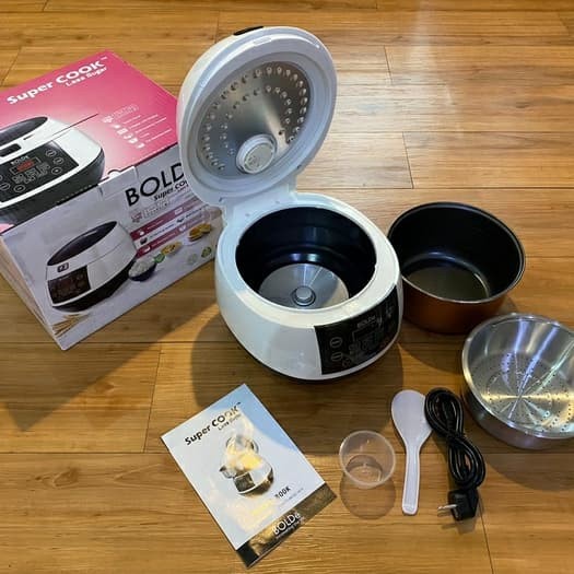 Rice Cooker Less Sugar BOLDe 1 Liter - Magic Com 3 in 1 - Rice Cooker ...