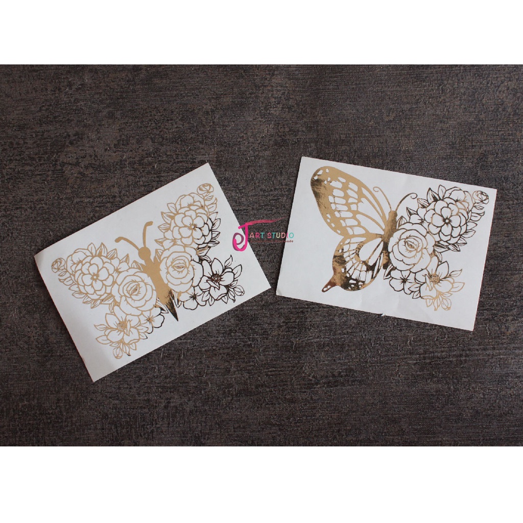 Butterfly decal sticker/waterproof sticker/single layer (Part II ...