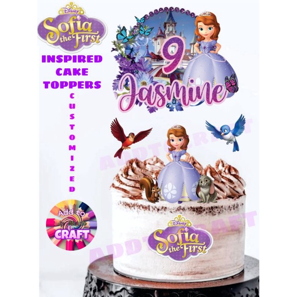 Sofia the FIRST Cake Toppers (Customized | Shopee Philippines