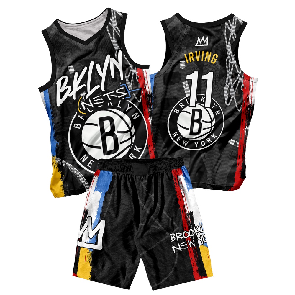 NBA Brooklyn Nets Editable Basketball Jersey Layout for Sublimation  Printing Vectores Para Sublimar