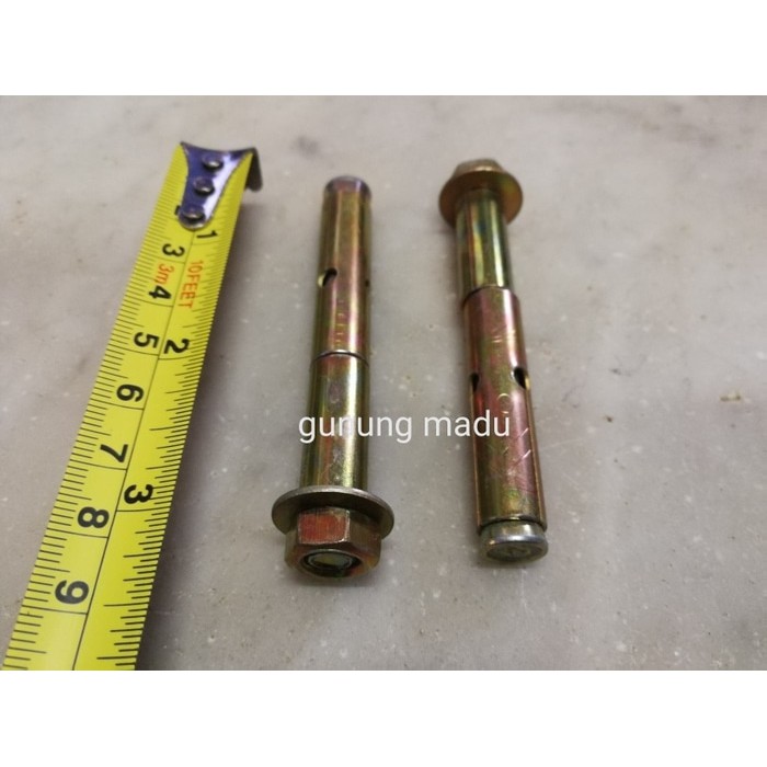 Dinabol 10x77 DYNABOLT Concrete Wall Mounting Bolts 10x7cm 10mm