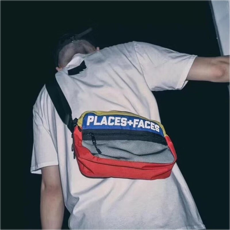 Hip Hop Places+Faces Crossbody Bags Satchel Men Women Fashion