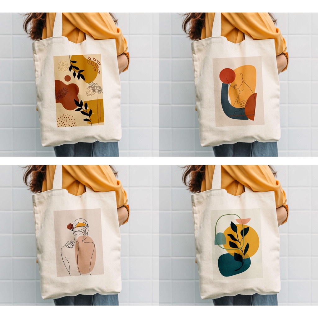 AESTHETICS MINIMALIST tote bags for women with zipper | Shopee Philippines