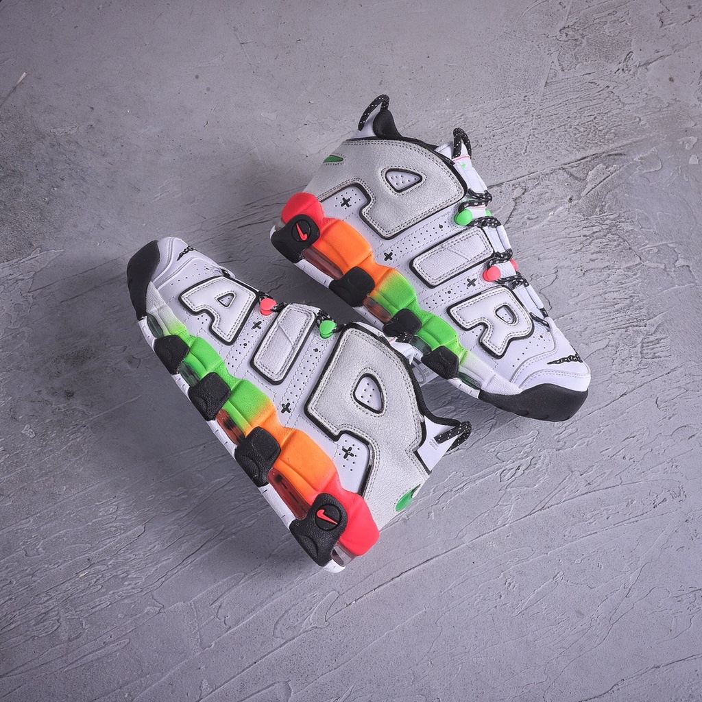 nike uptempo rainbow