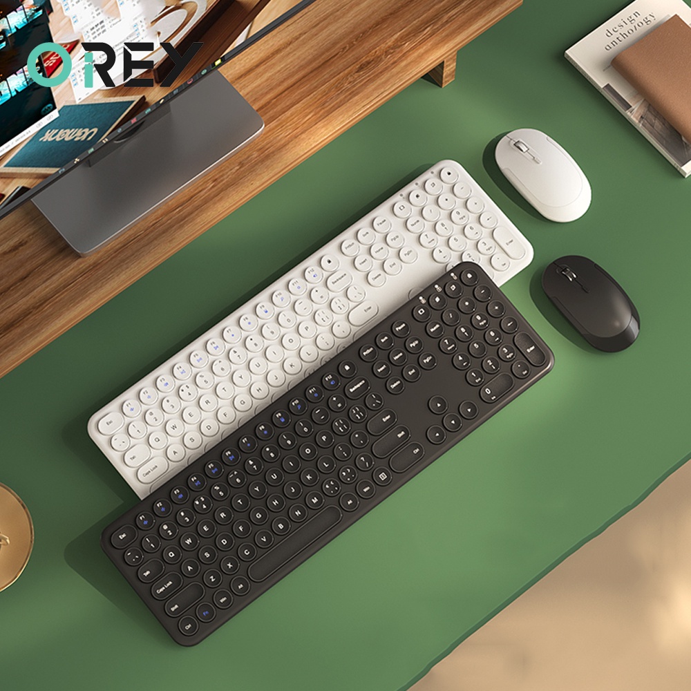 2.4G Wireless Keyboard Mouse Combo Slient Gaming Keyboard Mouse Set ...