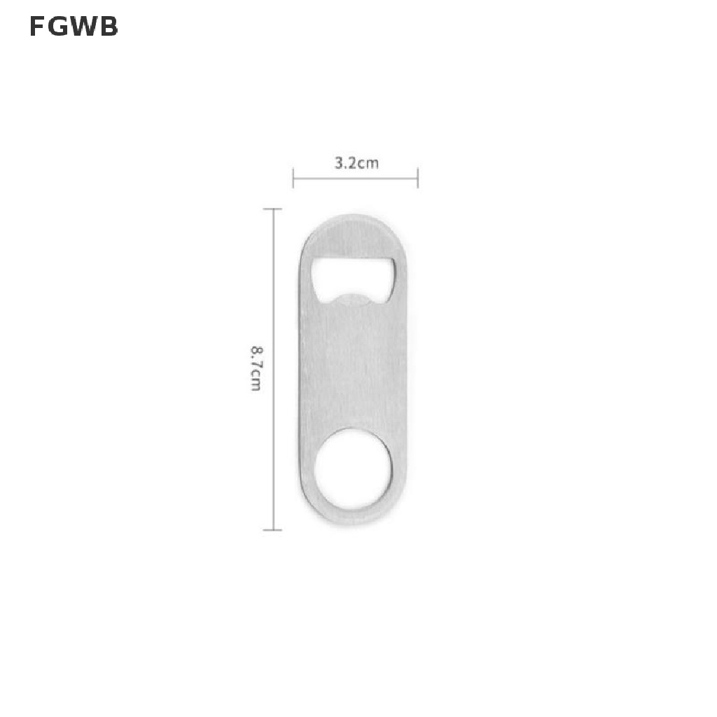 FGWB Mini Durable Beer Bottle Opener Stainless Steel Flat Speed Bottle