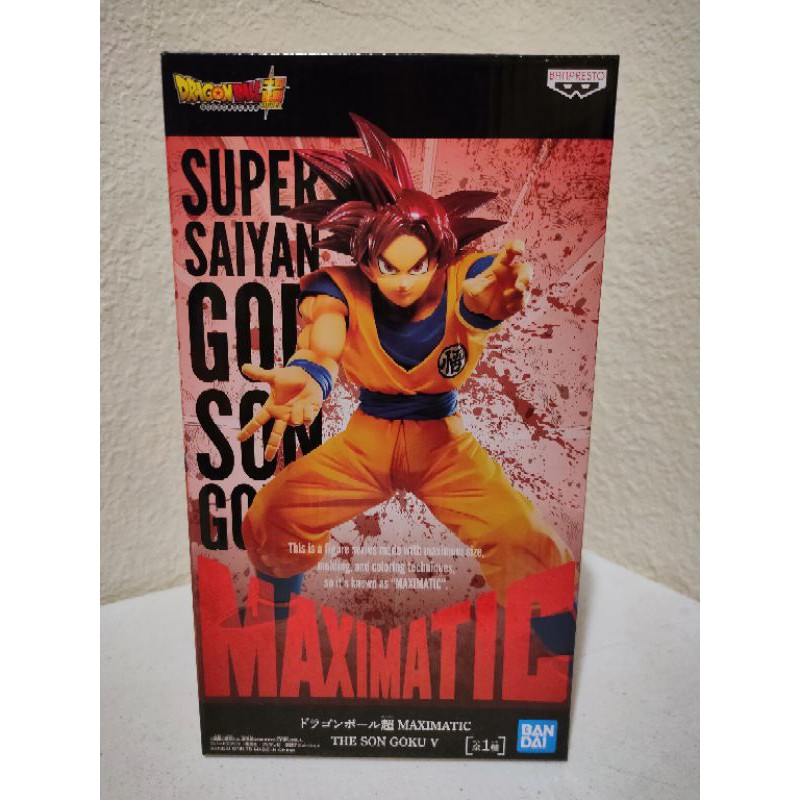 Figure Dragon Ball Super - Goku Super Saiyajin God (Maximatic)