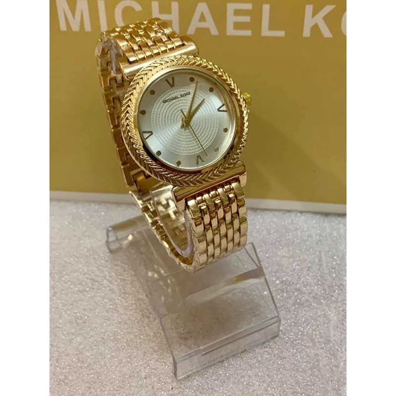 Michael kors watches outlet gold plated