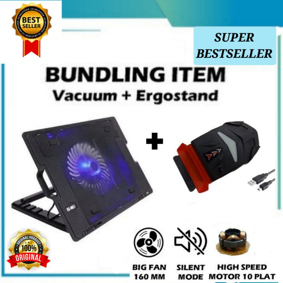 Cooling Pad Gaming Ergostand Laptop Cooling Fan Big Fan Cooler Pad