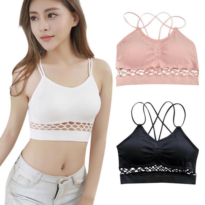 Women Brassiere Sexy Bra Wrapped Chest Lace Underwear for Females