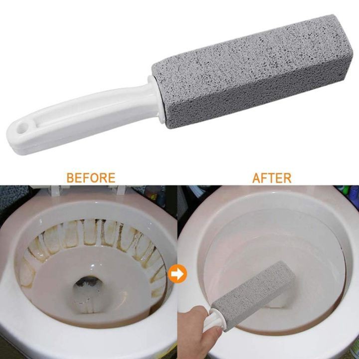 pumice stone toilet cleaner ⚘Pumice Cleaning Stone with Handle Toilet