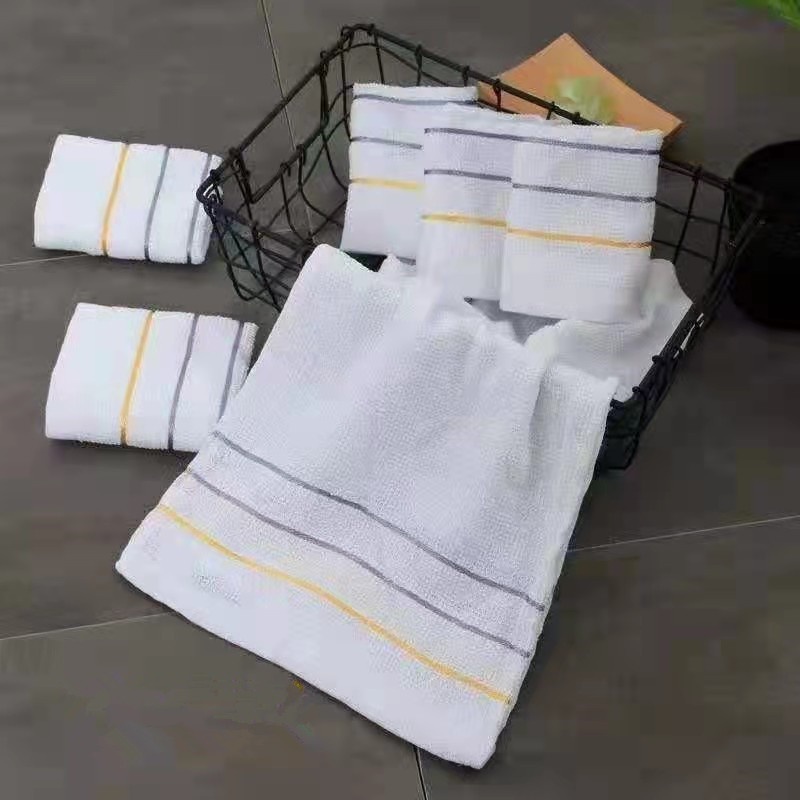 12pieces Handtowel White Plain Face Towel Kitchentowel Cannon Towel Cotton High Quality Cod 28x 8400