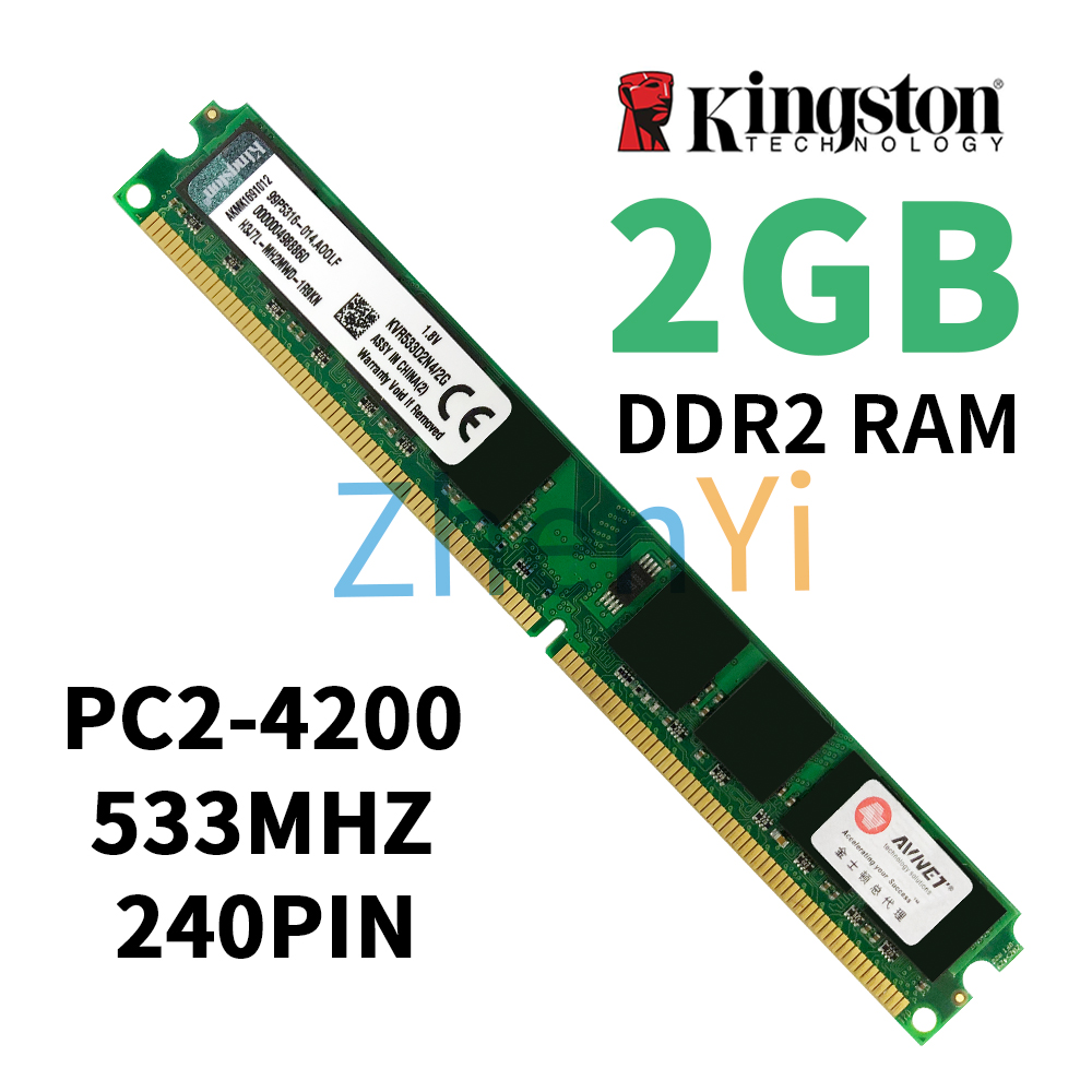 533 Mhz Ddr2 533 2gb New Kingston 2GB DDR2 533MHz 667Mhz 800Mhz