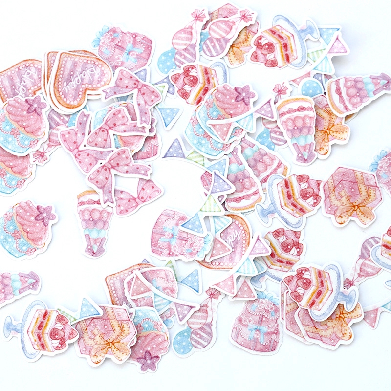 60 Pcs Color DIY Diary Book Decorative Sticker Cartoon Japanese Animal ...