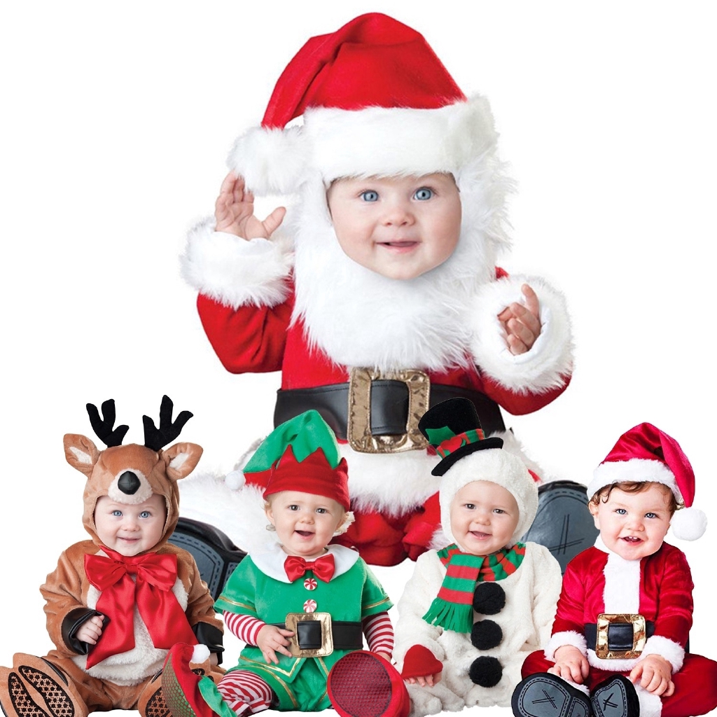 Santa claus onesie discount baby