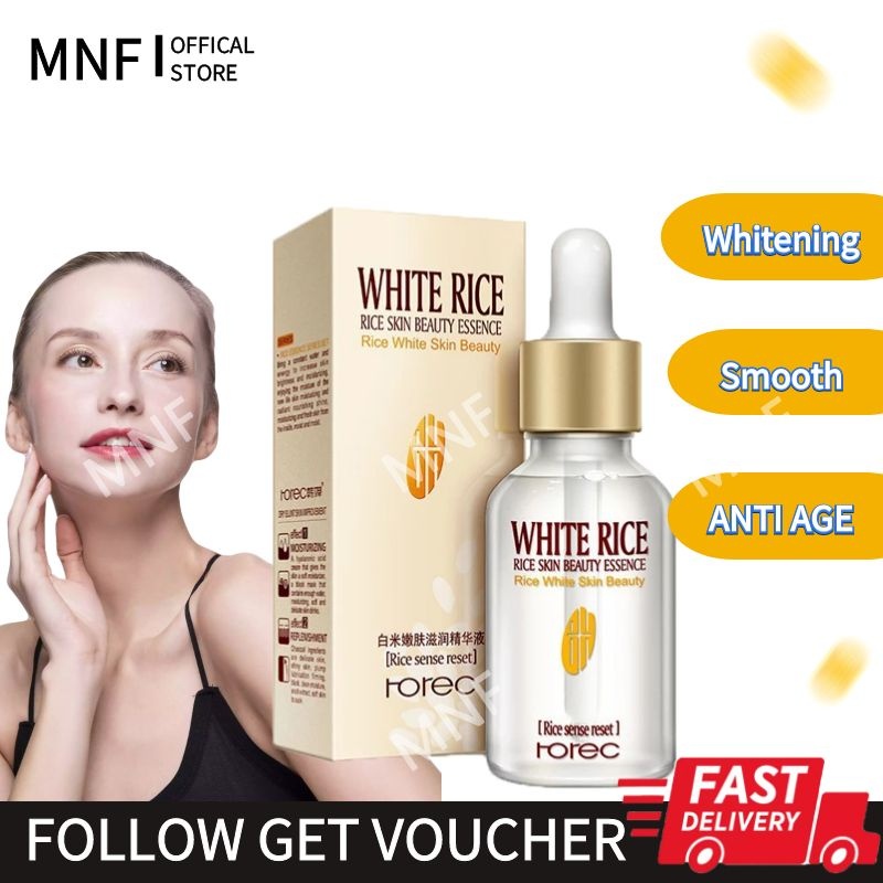 Rorec White Rice Serum Essence Moisturizing Anti Wrinkle White Skin