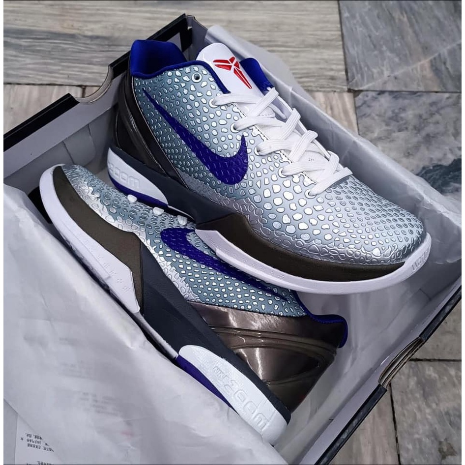 Nike kobe 6 store mens silver