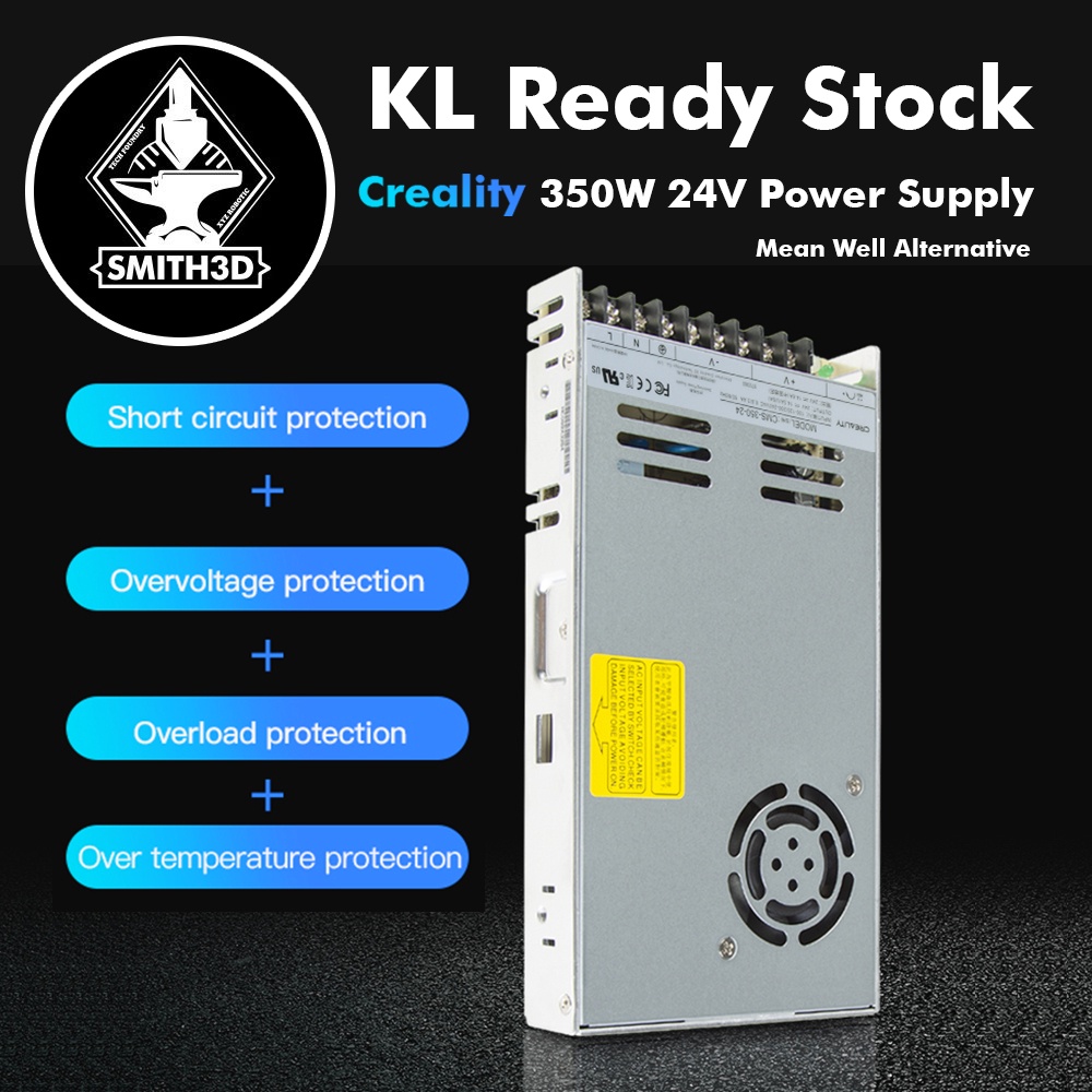 Creality 24V 12A 350W Slim Power Supply for 3D Printer CMS36024