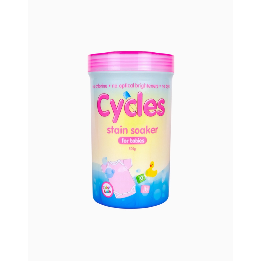 Cycles Mild Laundry Detergent For Babies Stain Soaker 500g Shopee
