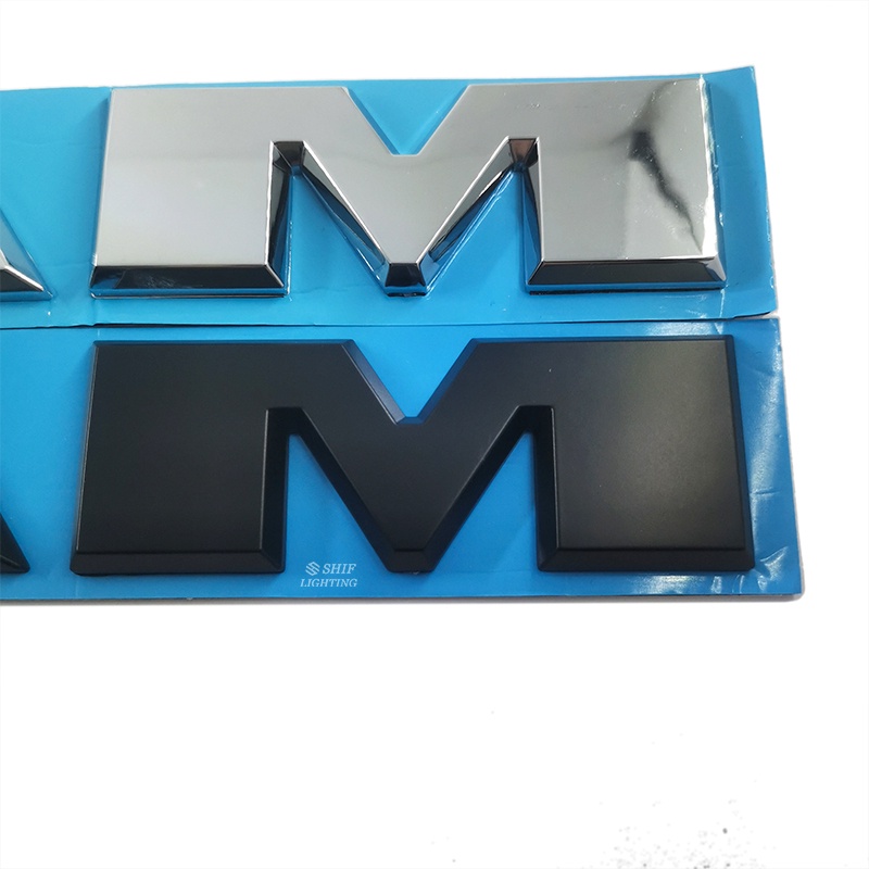 1 x ABS Chrome High Quality RAM Letter Logo Car Auto Rear Trunk Lid ...