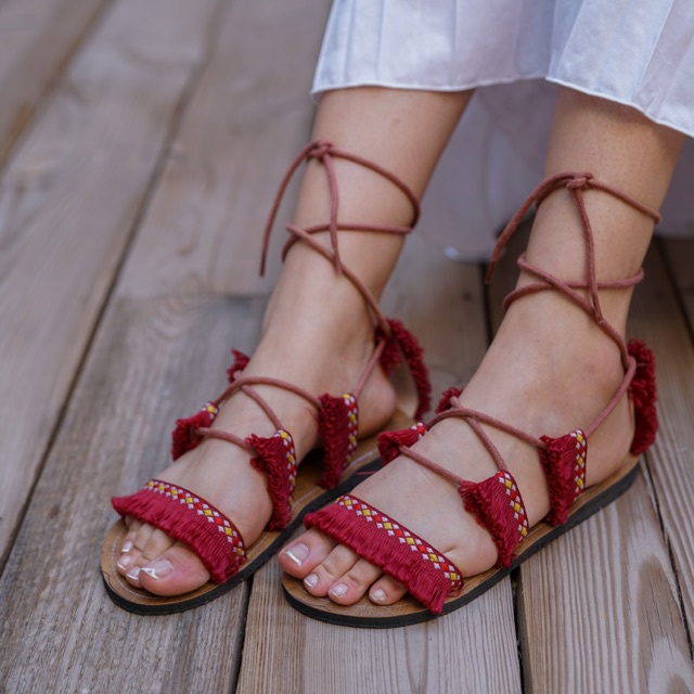 Bohemian hot sale sandals shopee