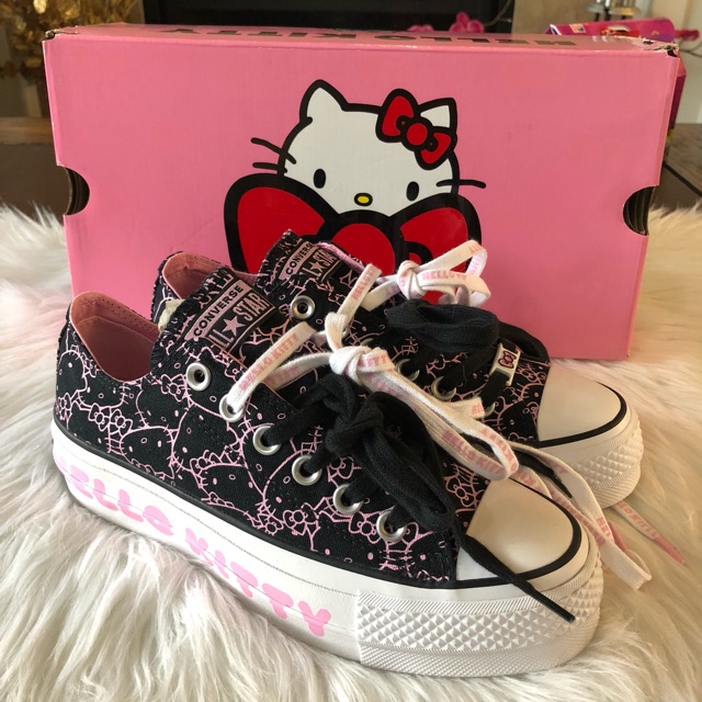 Original Converse Chuck Taylor Hello Kitty Womens Shoes Shopee