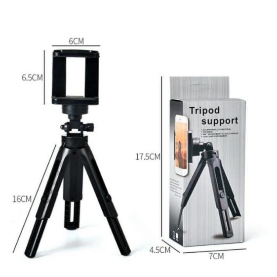 COD Universal Phone Holder Desktop Tripod Stand With Adjustable Height ...