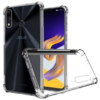 For ASUS Zenfone 5 ZE620KL: Clear TPU Silicone Case + Tempered Glass Screen Protector Bundle