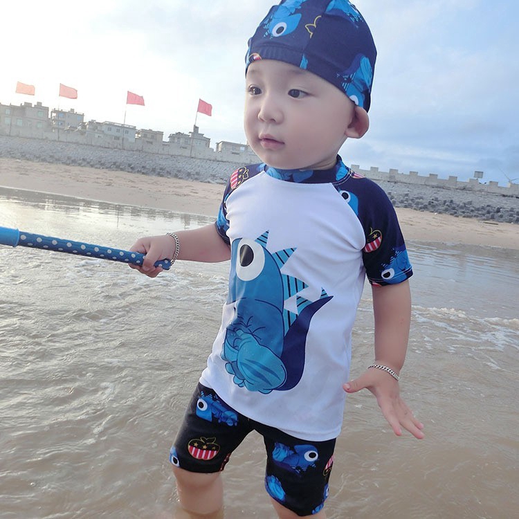 3in1 Boy Swimming Suit Children Swimsuit Split Dinosaurs Swimsuit Shopee Philippines