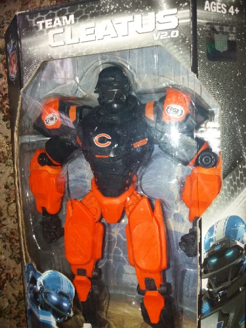 NFL DENVER BRONCOS Cleatus Fox Sports Robot Action Figure Posable 10 *READ*