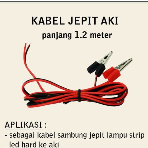 MERAH Black Red Cable and Battery Clamp 1.2 meters | Shopee Philippines