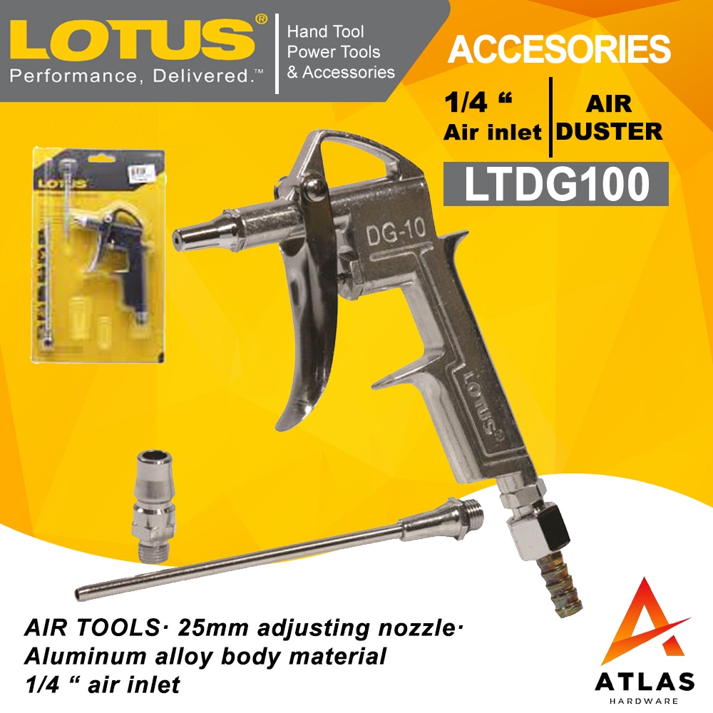 LOTUS AIR DUSTER W/2PC NOZZLE (LTDG100) | Shopee Philippines