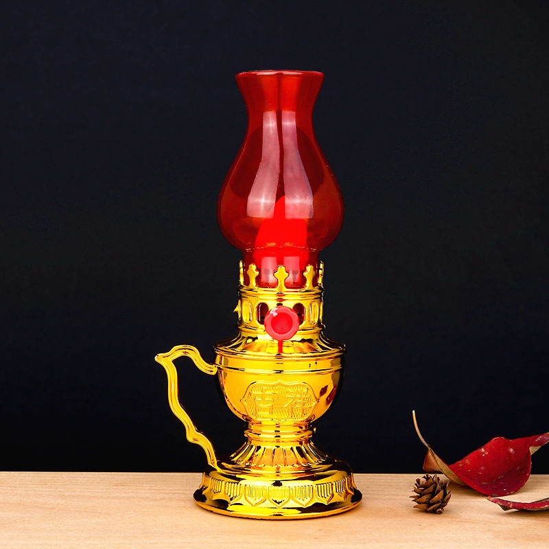 LED Plastic Lucky Light Altar Lamp Wedding Lamp Solicit Wealth Lantern ...