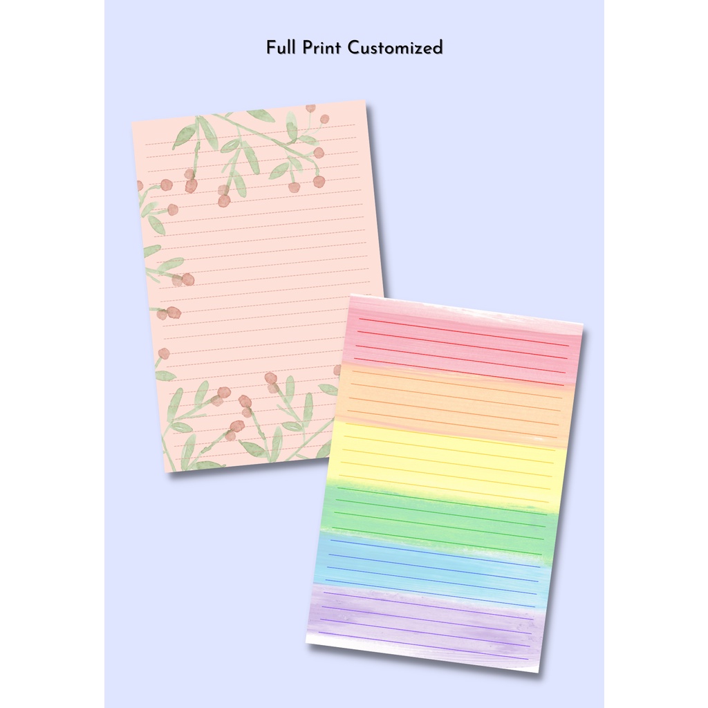 PRE-ORDER | 4X6 Notepad | First collection | Customizable | 40/80 ...