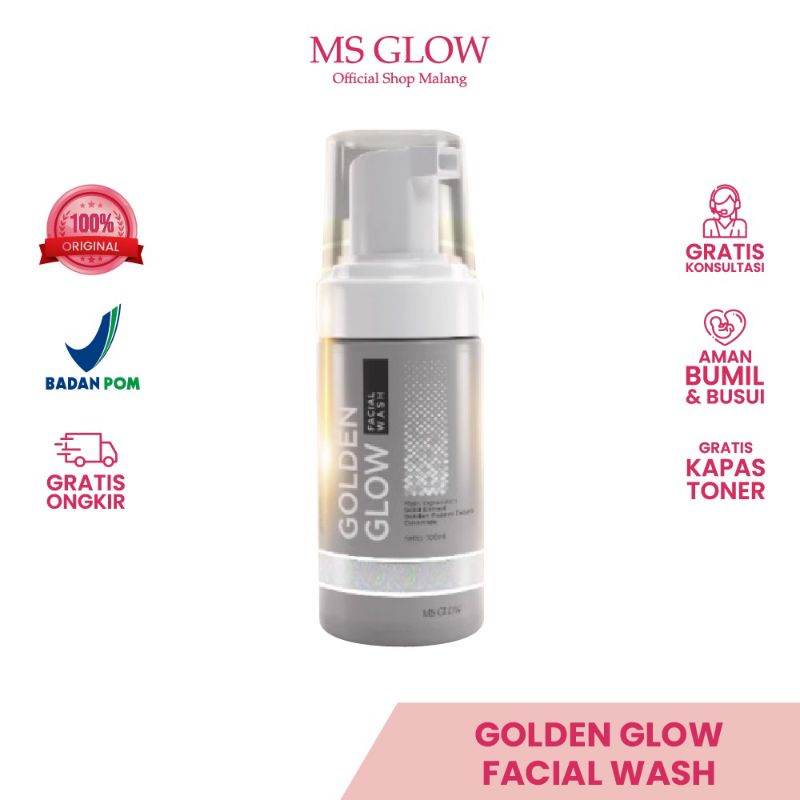 Ms. GLOW Face WASH GOLDEN GLOW ACNE PRONE SKIN / Oil SKIN | Shopee ...