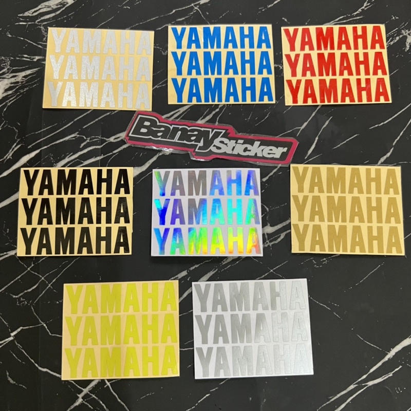 Yamaha STICKER STICKER Size 6cm CUTTING Shopee Philippines