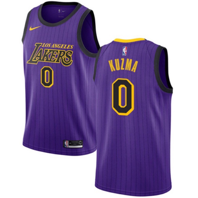 Kyle kuzma lakers city hot sale jersey